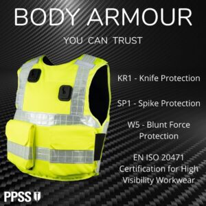 hi vis stab vests