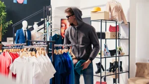 Retail theft incident illustrating rising shoplifting risks for retail security teams